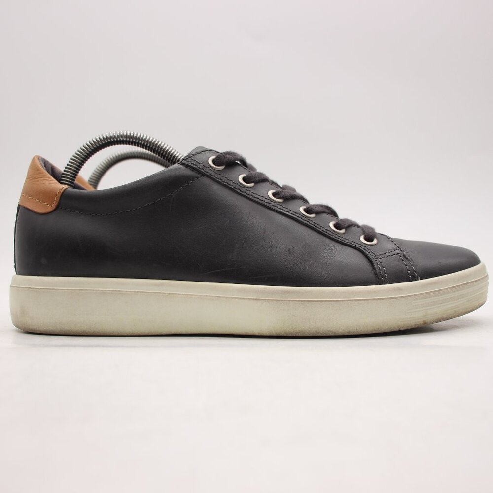 Men's Ecco Black and Brown Sneakers